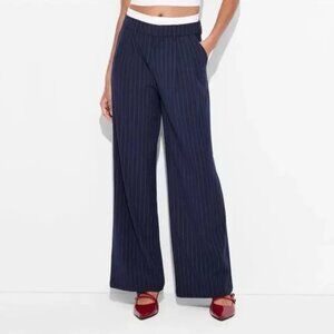 wild fable target navy pinstripe dress pants boxer style